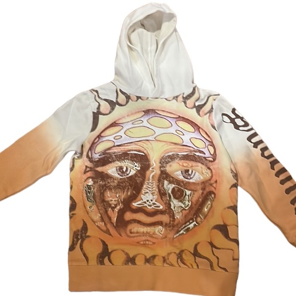 Cotton On Youth Tan and Orange Hoodie - Picture 1 of 12